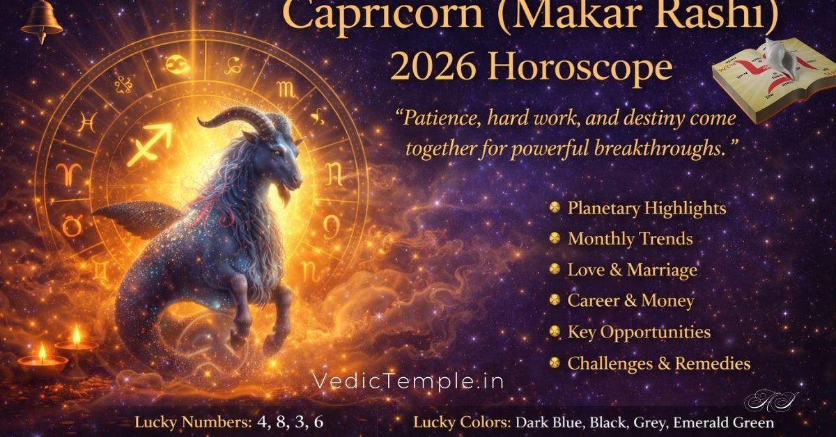 Capricorn (Makar Rashi) 2026 Horoscope - Year of Solid Gains