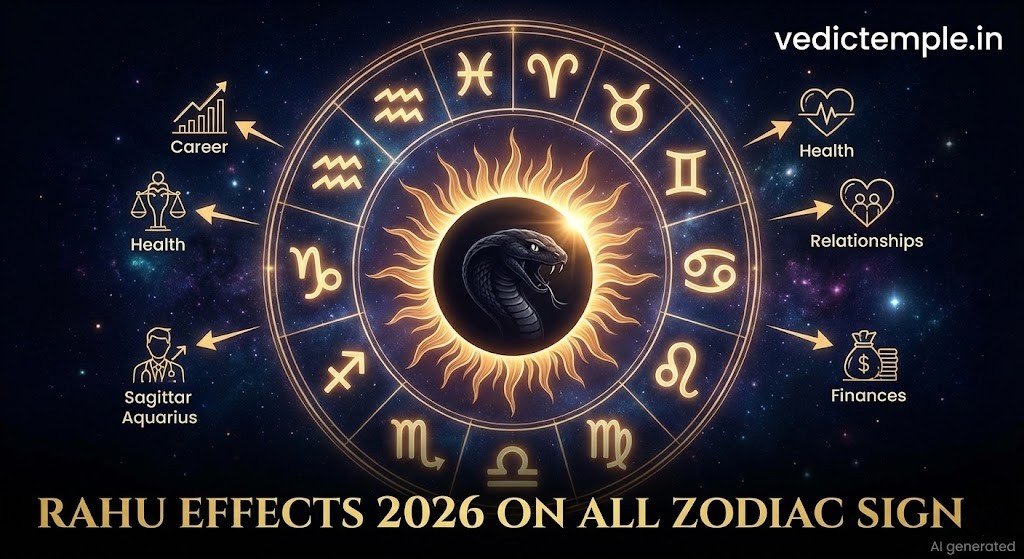 Rahu Transit 2026: The Year of Radical Change & Sudden Wealth for 12 Zodiac Sign.