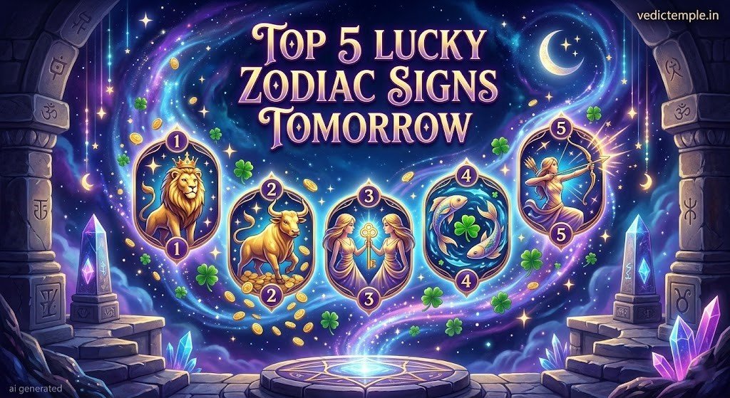 Top 5 Lucky Zodiac Signs Tomorrow: 13 March Astrology Predictions.