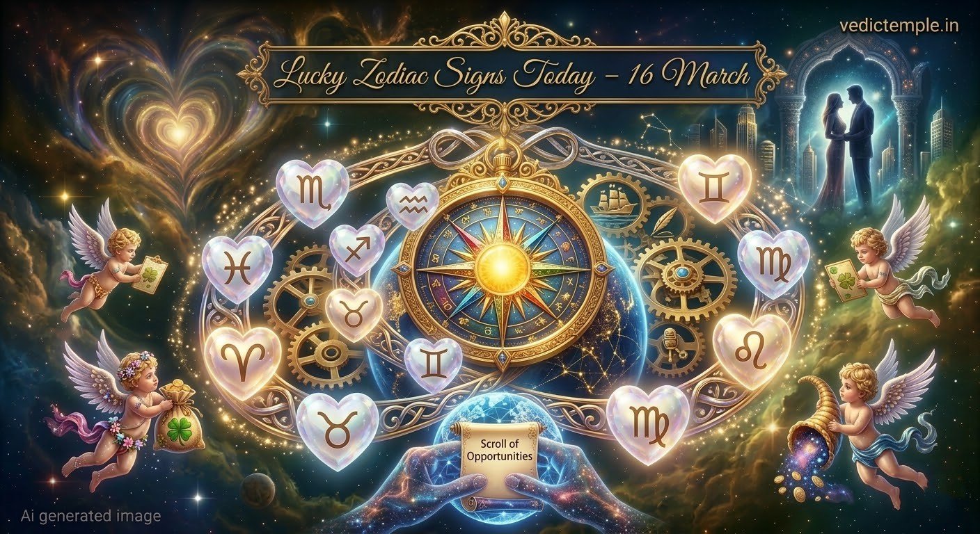 Lucky Zodiac Signs Today – 16 March: The Algorithmic Wealth Signals.