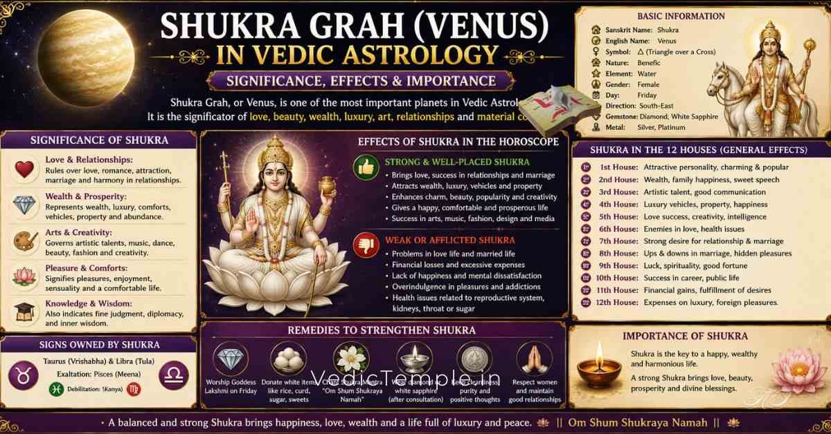 Shukra Grah (Venus) in Vedic Astrology