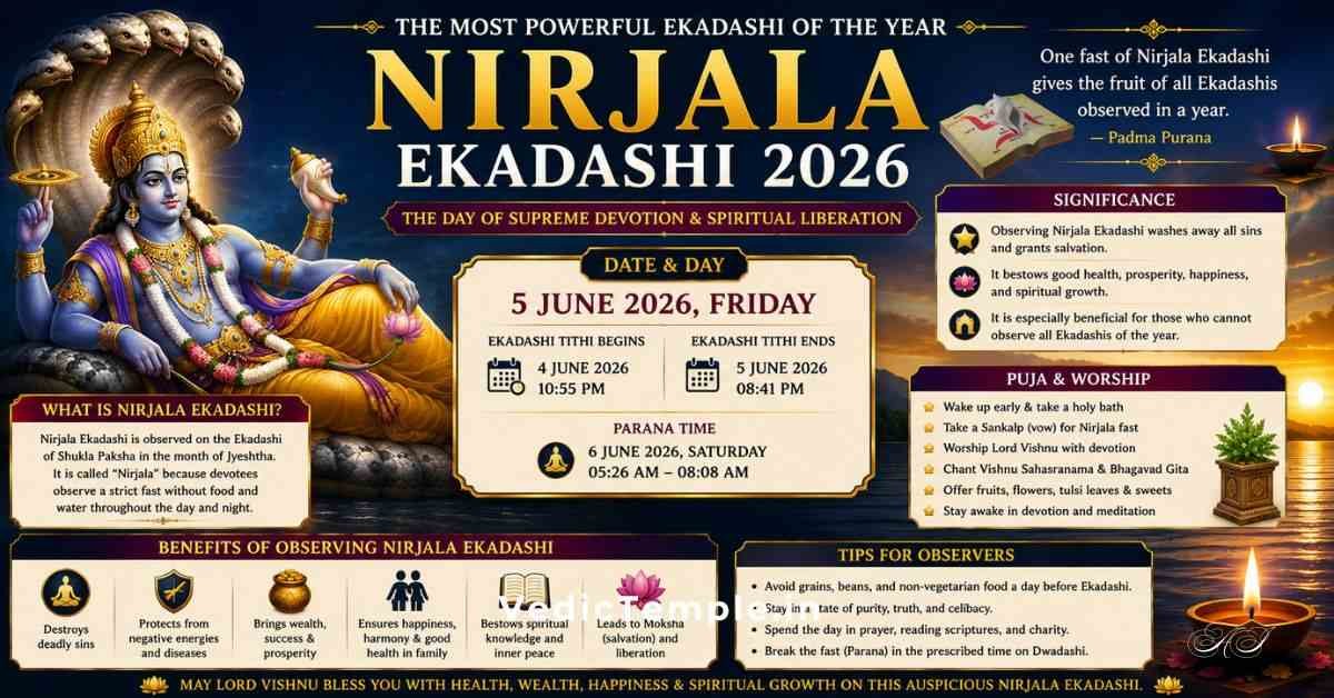 Nirjala Ekadashi 2026: Parana Time, Wealth Remedies & Water Rules Explained