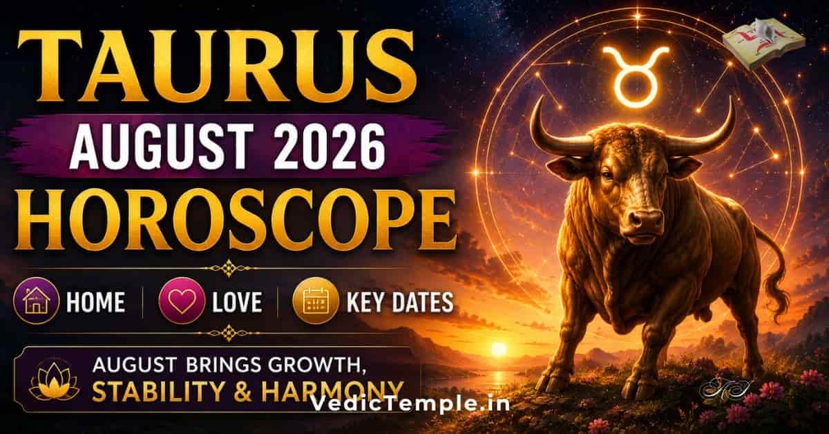 Taurus August Horoscope: Home, Love & Key Dates