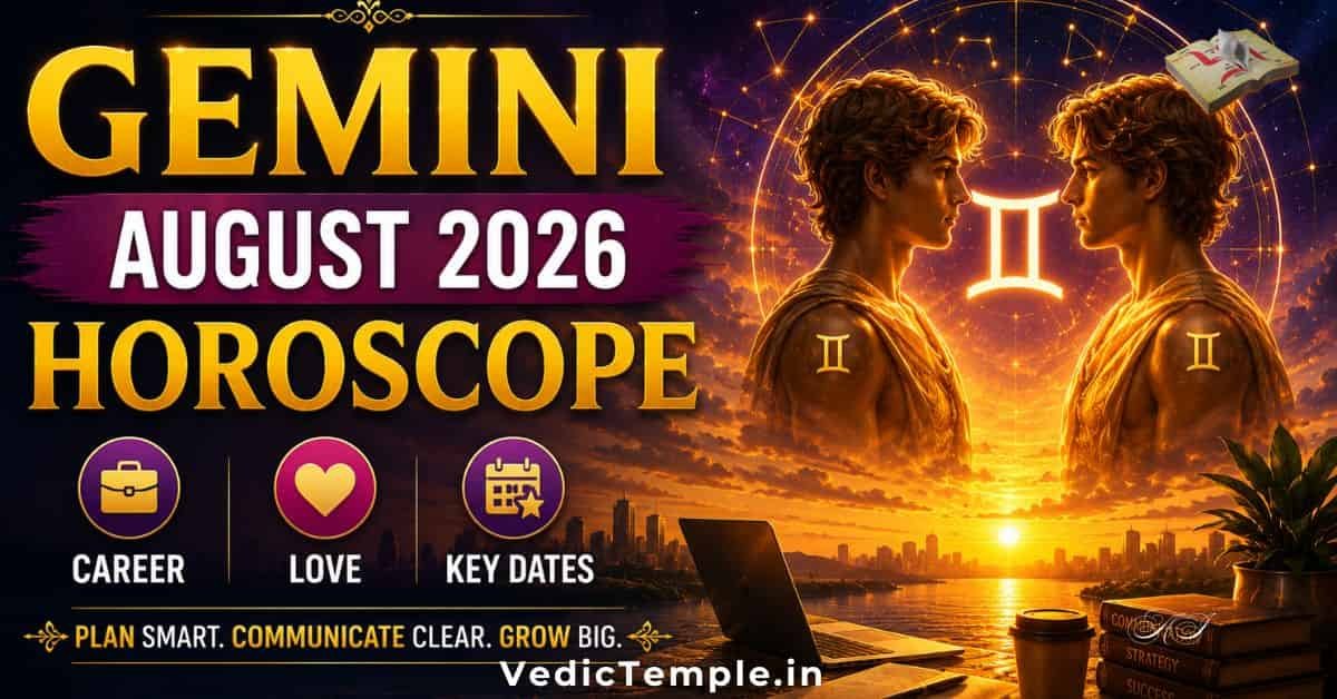 Gemini August Horoscope: Career, Love & Key Dates