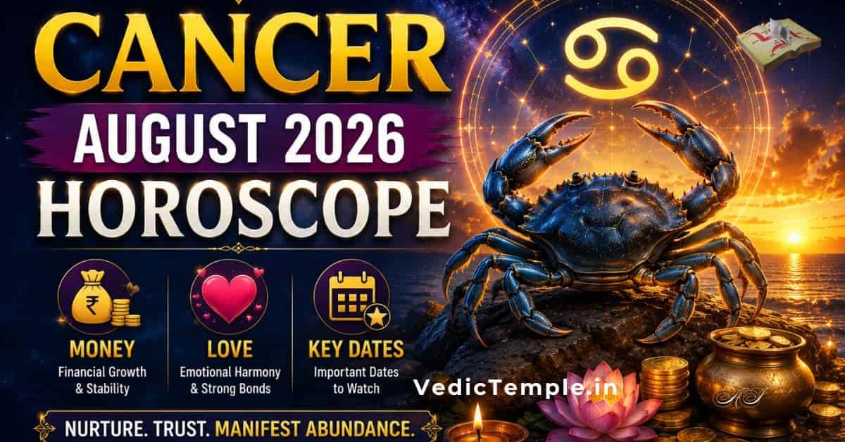 Cancer August Horoscope: Money, Love & Key Dates
