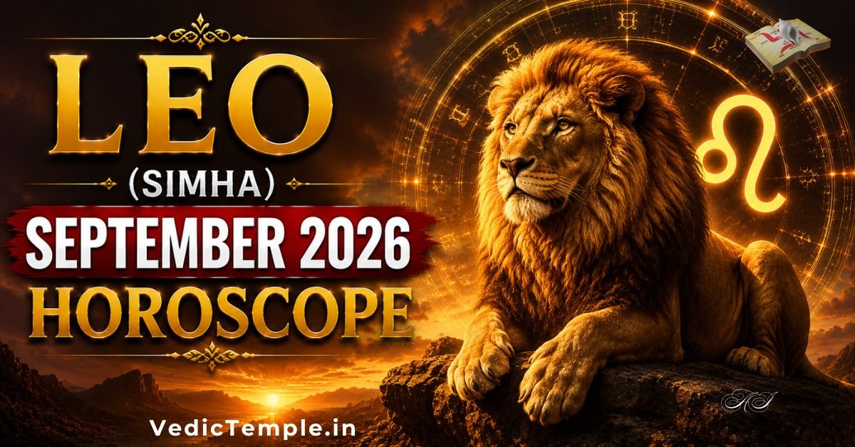Leo (Simha) September Horoscope: Love, Health & Career Predictions