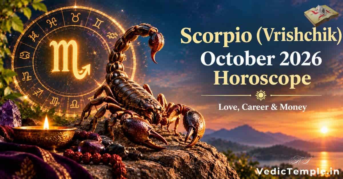 Scorpio (Vrishchik) October Horoscope: Love, Career & Money