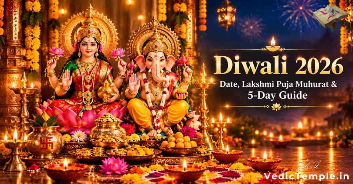 Diwali 2026: Date, Lakshmi Puja Muhurat & 5-Day Guide