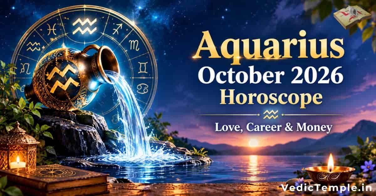 Aquarius (Kumbh Rashi) October Horoscope: Love, Career & Money