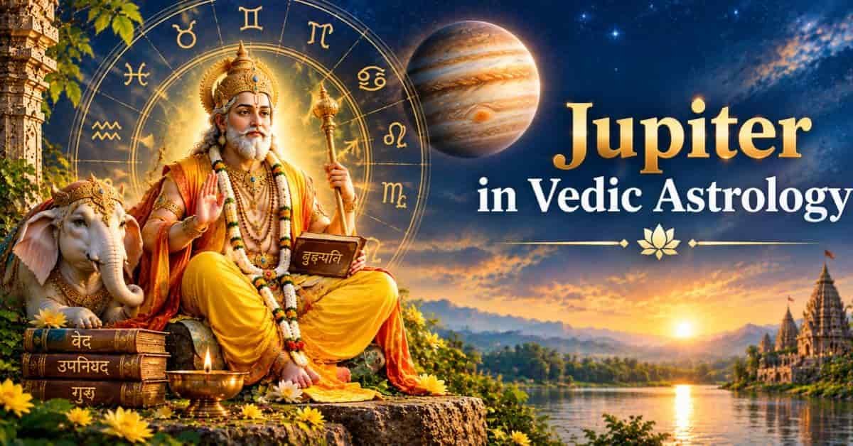 Jupiter in Vedic Astrology: Meaning, Effects, Houses, Signs & Remedies