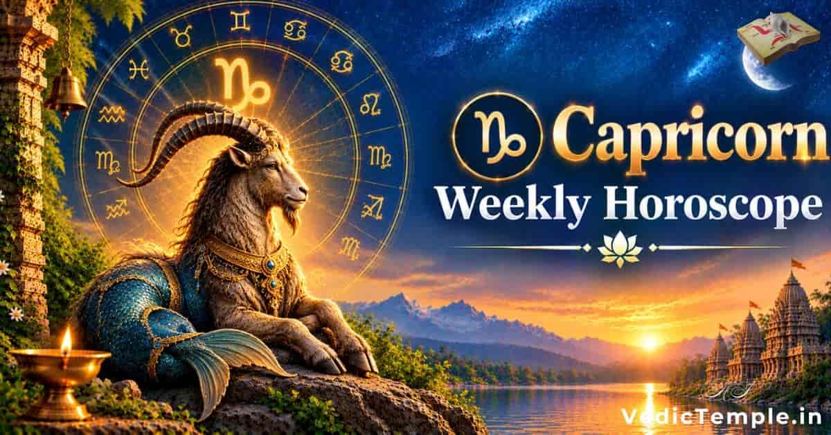 Capricorn Weekly Horoscope, October 26–November 1, 2026