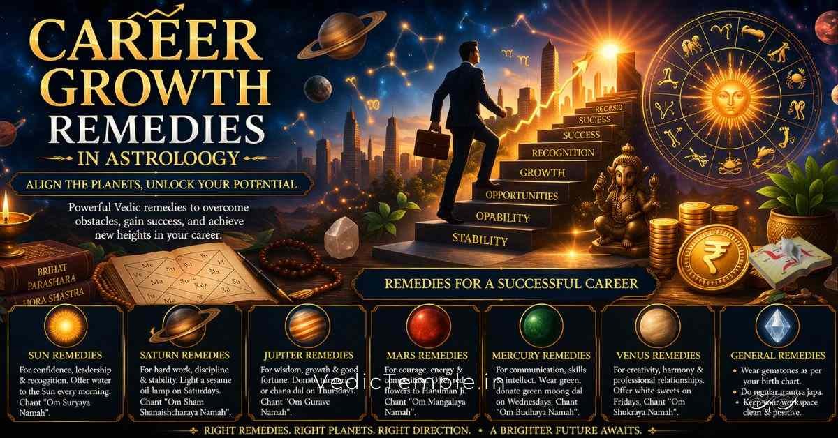 💼 Career Growth Remedies Astrology: Ways to Boost Job & Success