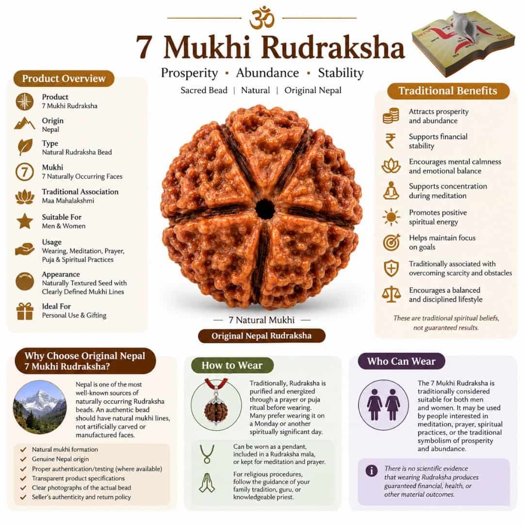Nepal Origin 5 Mukhi Rudraksha