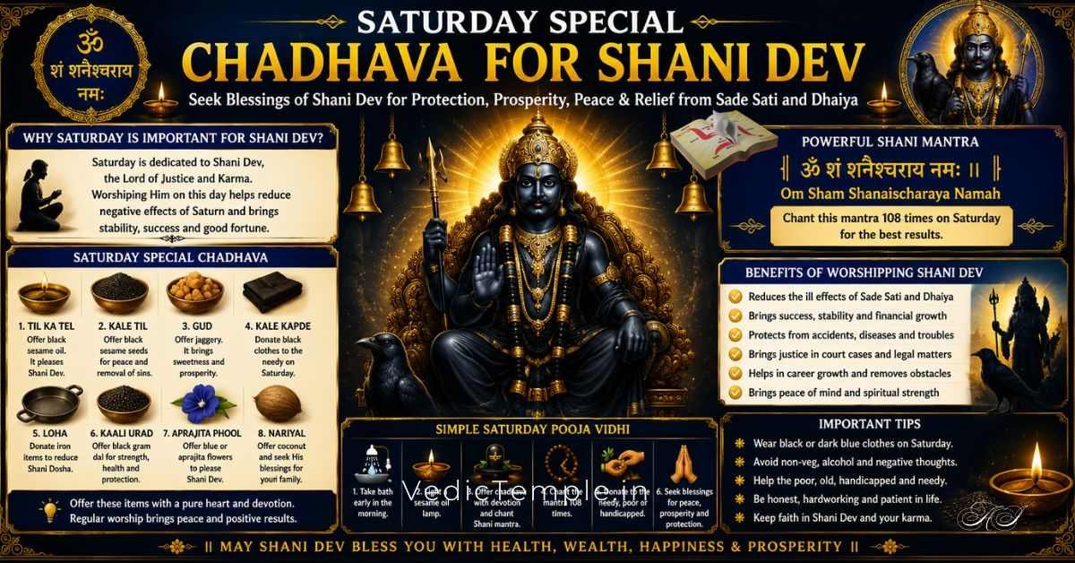 Saturday Special Chadhava for Shani Dev